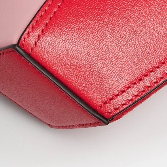 Gucci Red/Pink Leather And Python Valentines Day Small Heart Bag - Picture 4 of 8